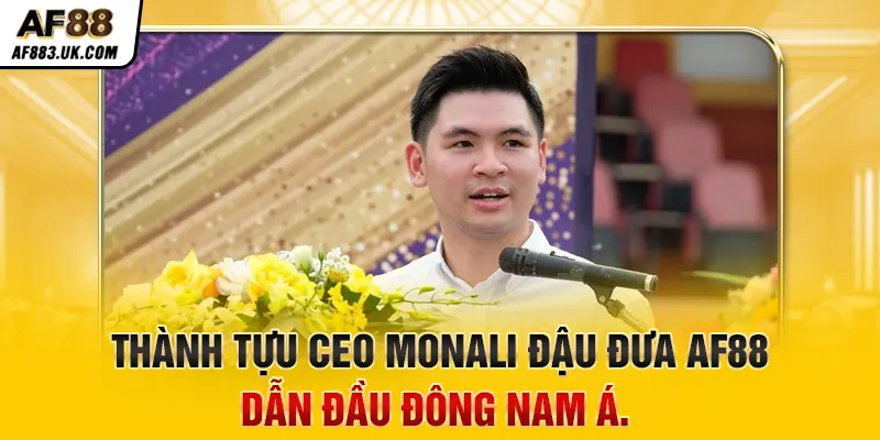 Thành tựu CEO Vũ Ngọc Đậu đưa AF88 dẫn đầu Đông Nam Á. Thành tựu CEO Vũ Ngọc Đậu đưa AF88 dẫn đầu Đông Nam Á.