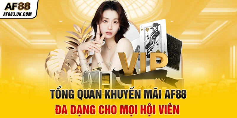 Tổng quan khuyến mãi AF88 đa dạng cho mọi hội viên Tổng quan khuyến mãi AF88 đa dạng cho mọi hội viên