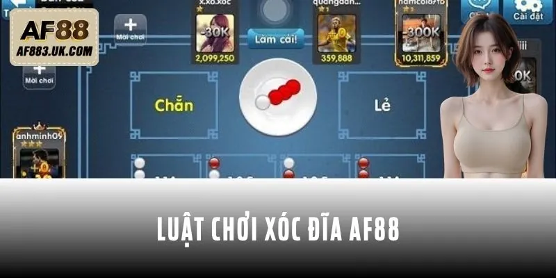 Hướng dẫn luật chơi Xóc đĩa AF88 cho người mới học hỏi
